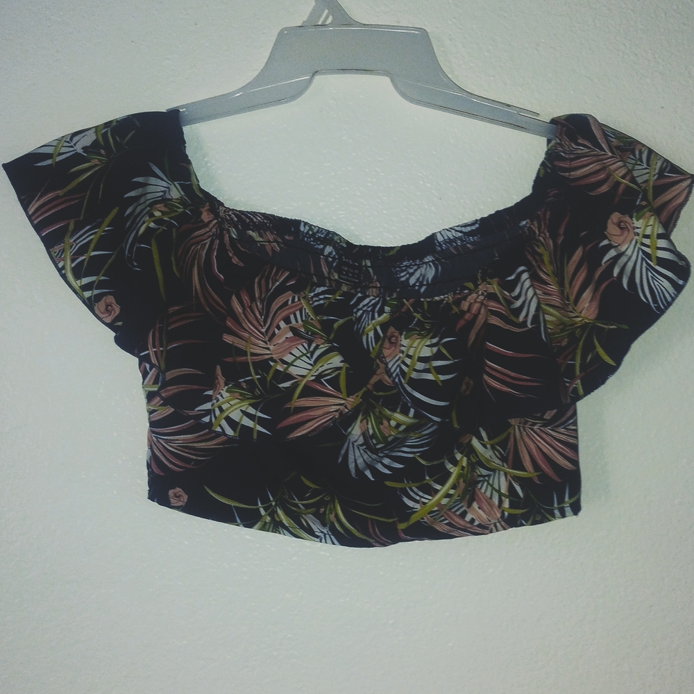 Floral Off-Shoulder Women's Top